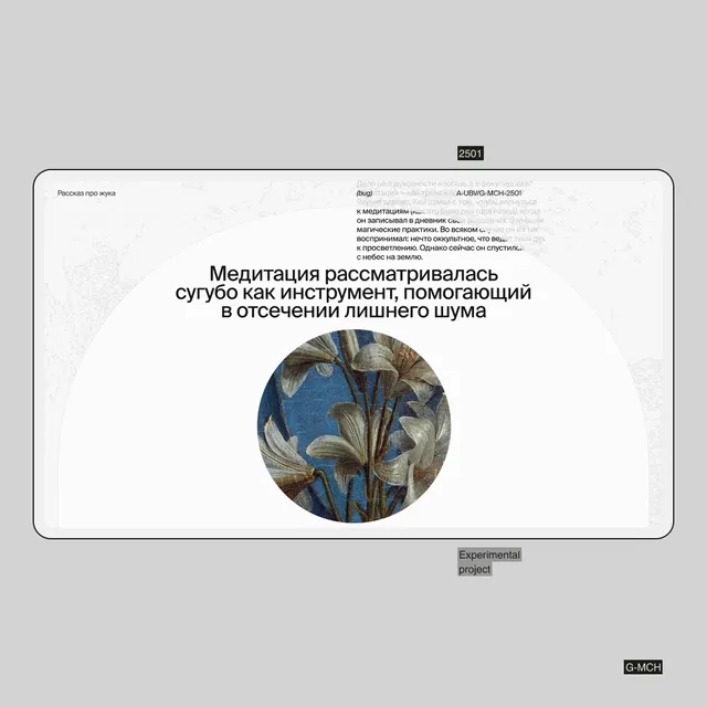 Bug 01 archive project